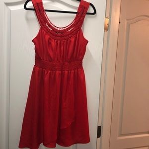 GUC red dress-cute for spring!